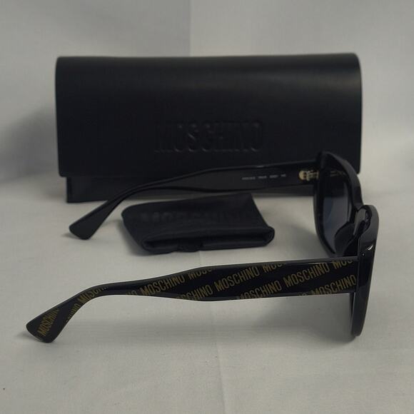 New Moschino Black and Gold Sunglasses